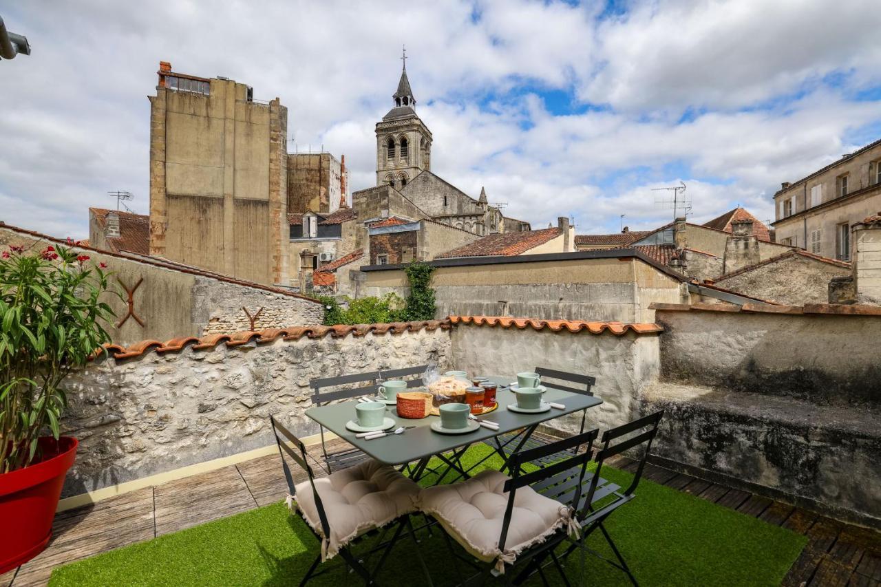 Tour Du Palais #Terrasse #Vue Apartment Cognac Luaran gambar